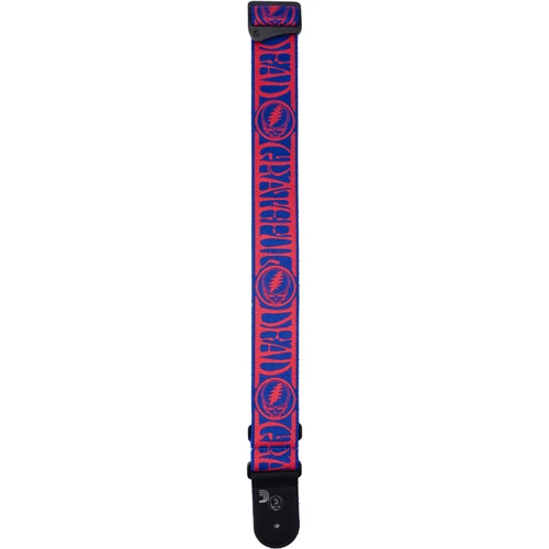 Гитарный ремень D'ADDARIO 50GD00 GRATEFUL DEAD GUITAR STRAP - Steal Your Face, Red/Blue: Производитель D'addario