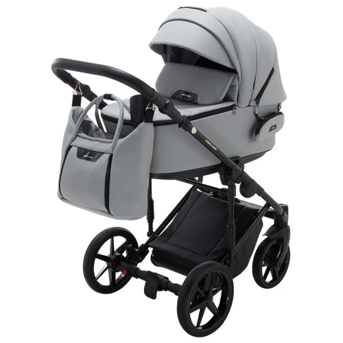 Коляска 2 в 1 Adamex Porto Light ECO Шкіра 100% SA-3 Світло-сірий (625714): Тип коляски Универсальная коляска (2-в-1)