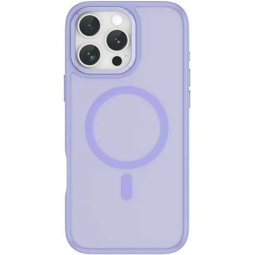 Чехол для iPhone WIWU Magnetic Armor Pro Series Purple (FGG-012) for iPhone 16 Pro Max: Материалы поликарбонат и полиуретан