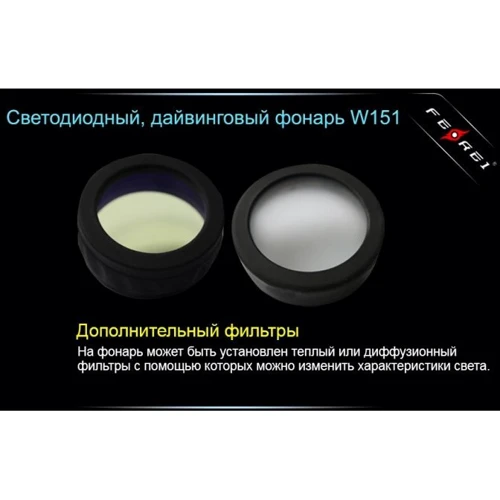 Ліхтар Ferei W151В XML: Дальність підсвічування, м 300