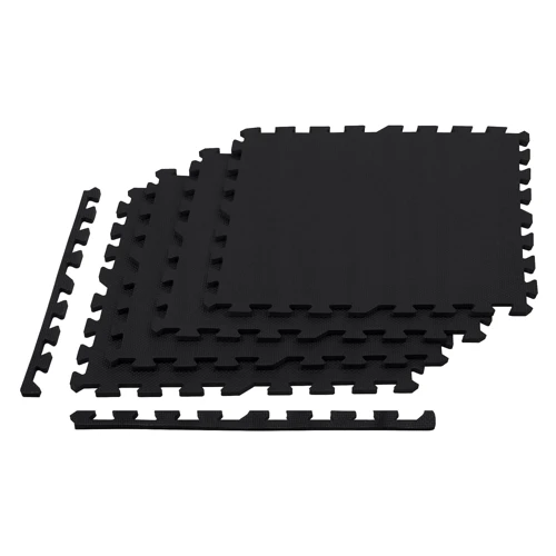 Springos Mat Puzzle EVA пазл 120 x 120 x 2 см чорний (FM0001) фото 8