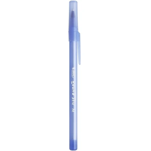 Набор шариковых ручек 4 шт BIC Round Stic M Синий пишущий узел 1мм, толщина линии письма 0.4 мм Синий корпус (3086123466128): Цвет чернила Синий