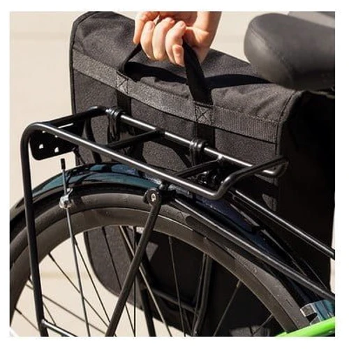 Велосумка Сумка на багажник Blackburn Local Grocery Pannier 13 л вологозахисний сіро-чорний (7099753): Колір серый