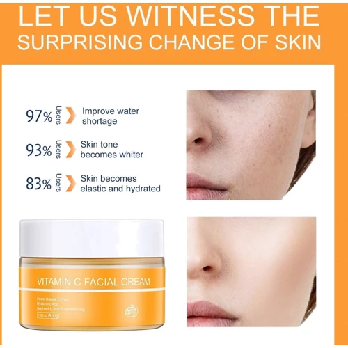 Skin Ever Vitamin C Whitening Face Cream Крем для обличчя з вітаміном С 30 ml: Час застосування Универсальный