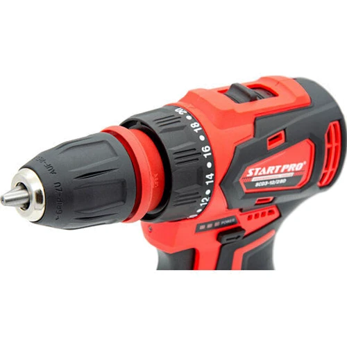 Шуруповерт START PRO SCD3-12/2BD Brushless (2 акум.): Количество скоростей работы 2