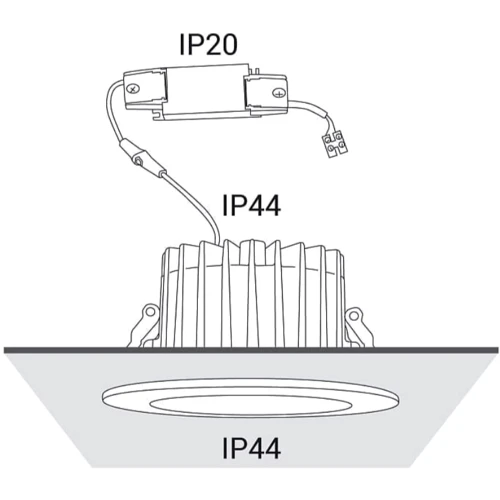 Точечный светильник Nowodvorski 8773 CL KEA LED фото 7