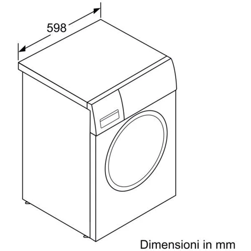 Встраиваемая стиральная машина Bosch WIW24341EU: Тип загрузки фронтальная
