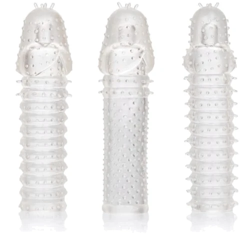 California Exotic Novelties 3 Piece Extension Kit насадка на пенис 15.25x3.75 см