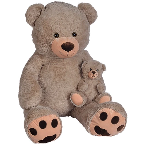 М'яка іграшка Nicotoy Nicotoy Ведмедик з малюком 100 см (5810185)