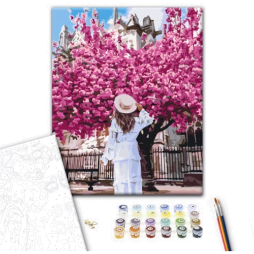 Картина за номерами Brushme Квітучий Нотр Дам де Парі © Tany Moko 40х50 см (BS52888): Виробник Brushme