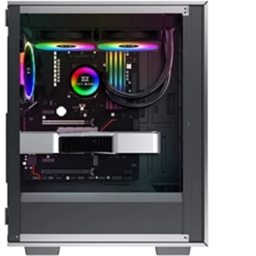 Корпус Xigmatek LUX Shadow Metal Gray (EN48274): Материал передней панели пластик и металл