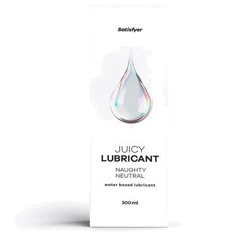 Лубрикант на водной основе Satisfyer Juicy Lubricant Naughty Neutral water based 300 мл