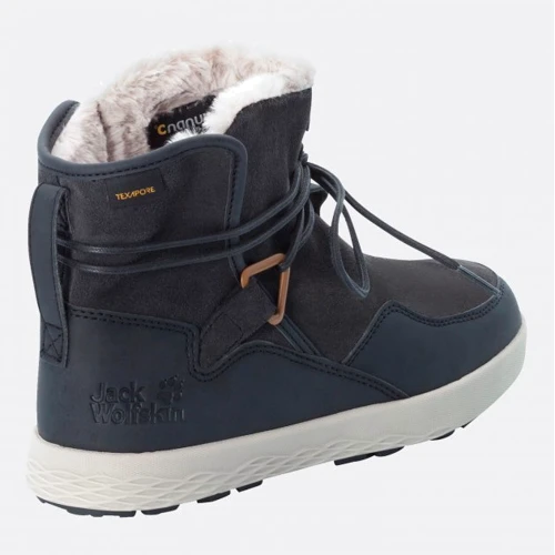 Полусапоги Jack Wolfskin Auckland Wt Texapore Boot W 4035771-6359 36.5 серые натуральная замша зима фото 3