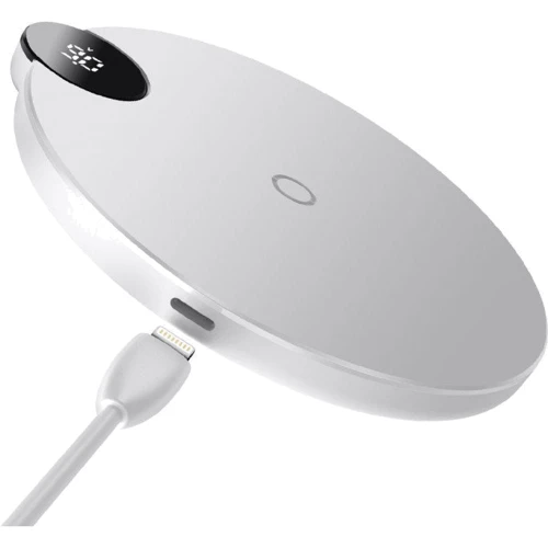 Зарядний пристрій Baseus Wireless Charging Digital LED Display 10W White (WXSX-02): Тип бездротове