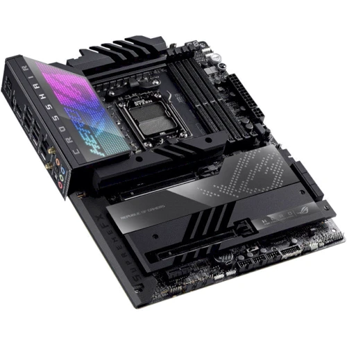 Asus ROG CROSSHAIR X670E HERO: Дополнительно Поддержка UEFI, Поддержка RAID, Адаптер Wi-Fi