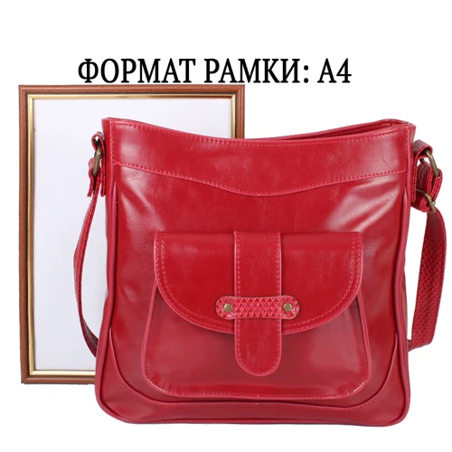 Жіноча сумка через плече Laskara червона (LK10207-red): Стать жіночий