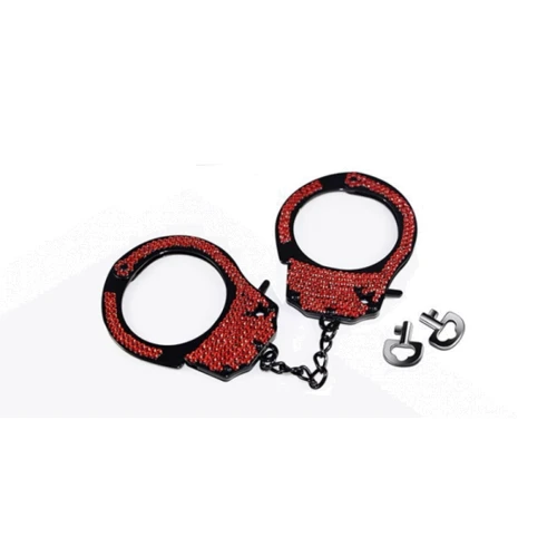 Наручники LOVETOY Fetish Pleasure Diamond Handcuffs, Red