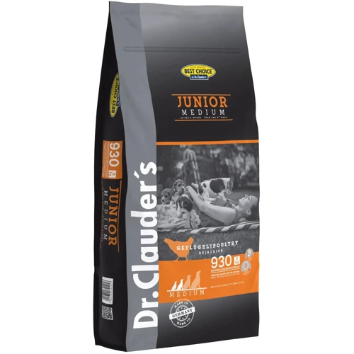 Сухой корм Dr.Clauder's Best Choice Junior Medium для щенков малых и средних пород 12.5 кг (34001250)