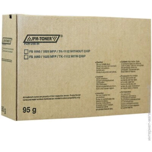 Картридж IPM Kyocera TK-1120, 95г/without chip (TKKM110)