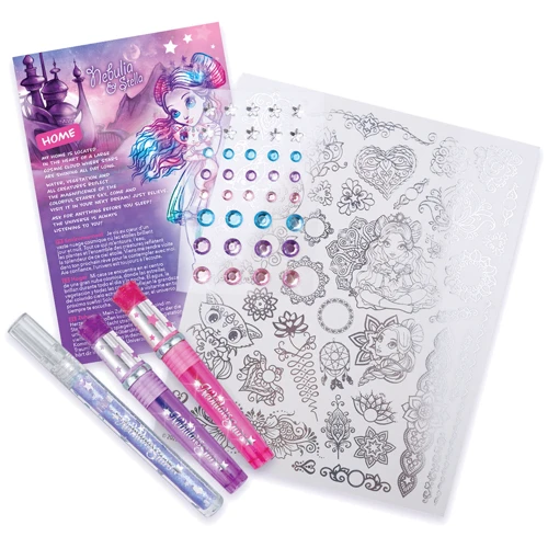 Набір для творчості Nebulous Stars Боді-арт: Зіркове сяйво (11012)