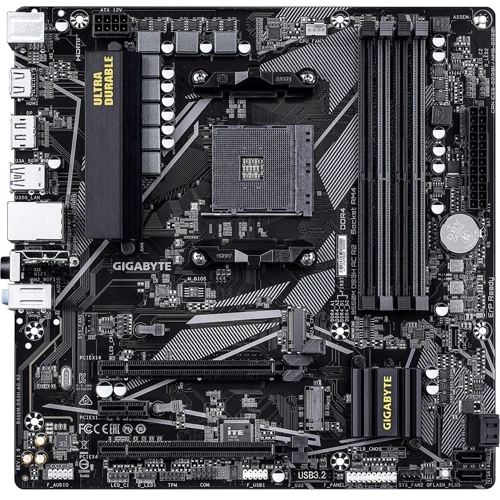 GIGABYTE B550M DS3H AC R2: Оперативна пам'ять 4xDDR4 4733 МГц, до 128 ГБ
