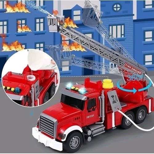 Пожарная машинка Автопром 1:18 (7977): Масштаб 1:18
