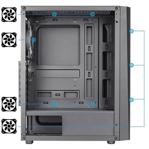Корпус AeroCool Delta-G-BK-v1 (ACCM-PV45013.11): Форм-фактор материнської плати ATX/MicroATX/Mini-ITX