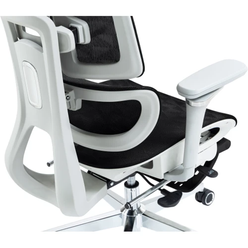 Кресло GT Racer B-2450 White/Black: Материал обивки С сеткой