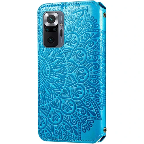 Аксессуар для смартфона Mobile Case Getman Mandala PU Blue for Xiaomi Redmi Note 10 Pro / Note 10 Pro Max : Тип чехол-книжка