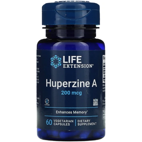 Life Extension Huperzine A Гуперзин А 200 мкг 60 вегетарианских капсул