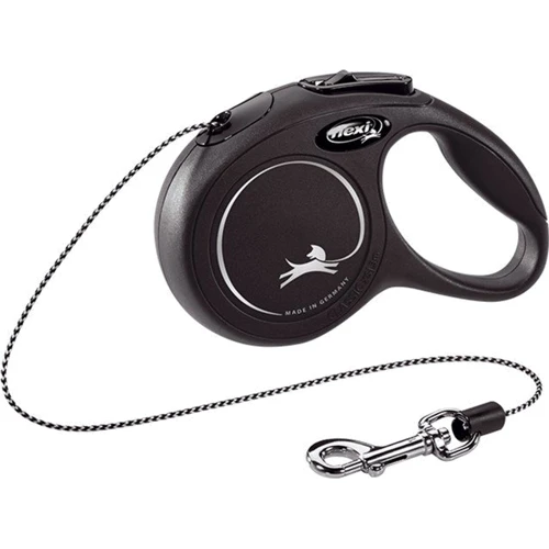 Поводок-рулетка Flexi Classic XS до 8 кг 3 м чорний (4000498022429)