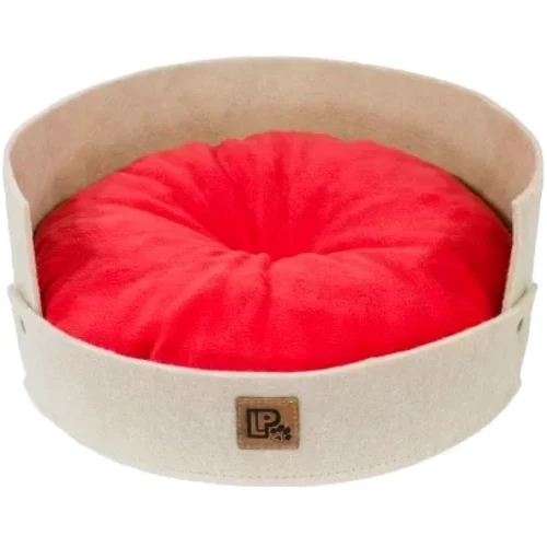 Лежак Lucky Pet РЕЛАКС №2 беж-корал 40х40х17 см (554161): Тип Лежак
