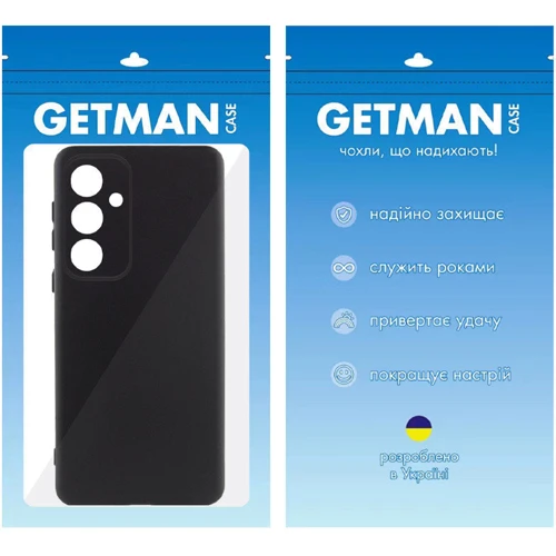 Чехол для телефонов TPU Case Getman Liquid Silk Full Camera Black for Samsung S721 Galaxy S24 FE: Материал TPU (термополиуретан)