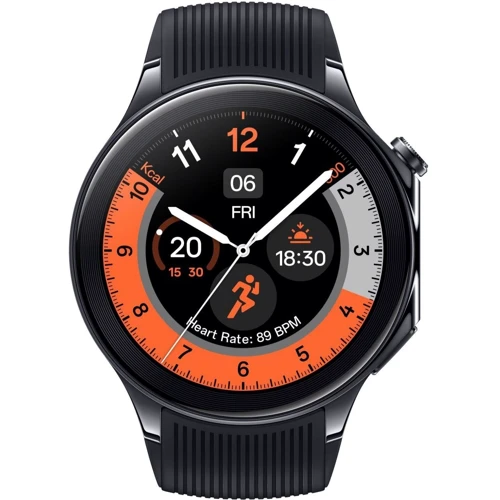Смарт-часы OPPO Watch X 46mm Platinum Black: Дисплей 1.43" AMOLED (466x466) / 326 PPI