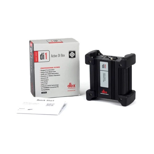 Директ бокс активный DBX DI (225340): Аналоговые входы 1 x 1/4"; 1 x XLR