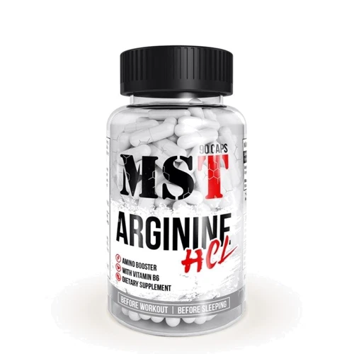 Амінокислота для спорту MST Nutrition L-Arginine 1000 mg, 90 tabs