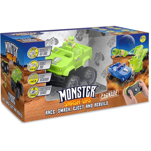 Автомобиль Monster Smash-Ups Crash Car S2 на р/у - КИБОРГ (TY6082A)