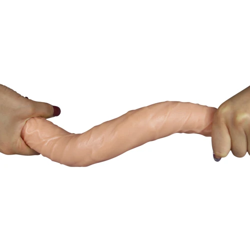 Двухсторонний фаллоимитатор LoveToy King-Sized Realistic Ladykiller Tapered Double 14"