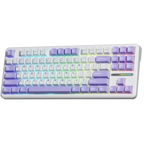 Клавиатура Aula F87 keycap KRGD Blue USB UA White (6948391202464) UA