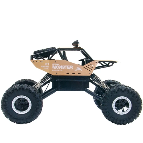 Автомобиль OFF-ROAD CRAWLER на р/у – Force (золотой, аккум. 7.2V, метал. корпус, 1:14) (SL-122RHG)