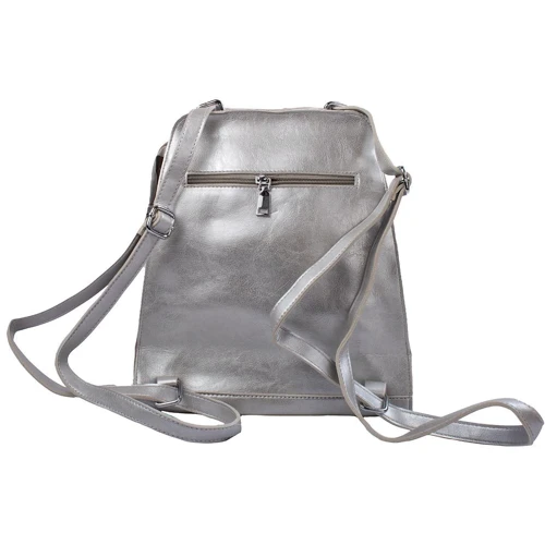 Жіночий рюкзак Valiria Fashion сріблястий (4DETBI9945-11): Тип ручки Плечовий ремінь, Коротка ручка