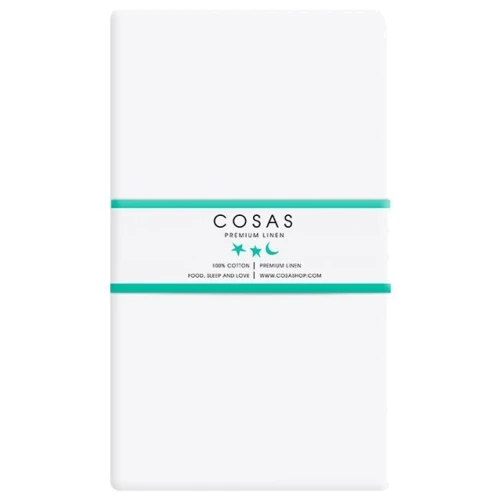 Набор простыней Cosas White/Zigzag grey 120x60 см (4822052056868)