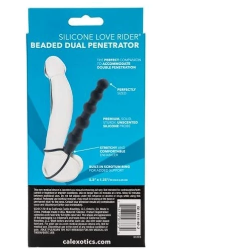 Насадка на член для двойного проникновения CalExotics Silicone LOVE Penetrator System