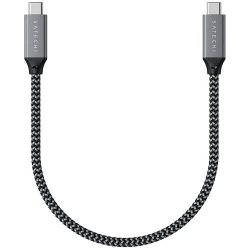 Кабель Satechi Cable USB4 C to C 100W 25cm Space Gray (ST-U4C25M) фото 4