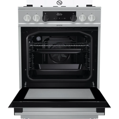 Плита комбинированная Gorenje K634XH: Тип варочной поверхности газовая