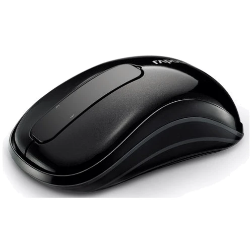 Мишка RAPOO T120p wireless сенсорна оптична, чорна: інтерфейс підключення Bluetooth + Wireless (радіо інтерфейс)
