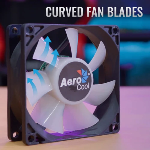Кулер Aerocool Frost 8 FRGB Molex + 3P, 8CM PC FAN: Уровень шума, dB 28.3