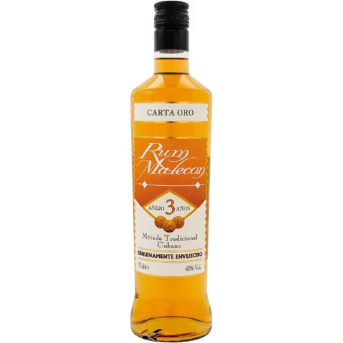Ром Malecon Carta Oro 3 уо 40 % 0.7 л (WHS8009366295657)
