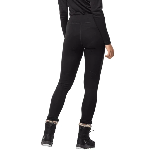 Легінси Jack Wolfskin Arctic Xt Tights Women 1806262-6000 40 чорні: Вид Леггинсы