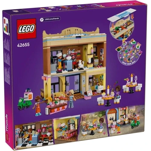 Конструктор LEGO Friends Ресторан и кулинарная школа 896 деталей (42655): Серия Friends
